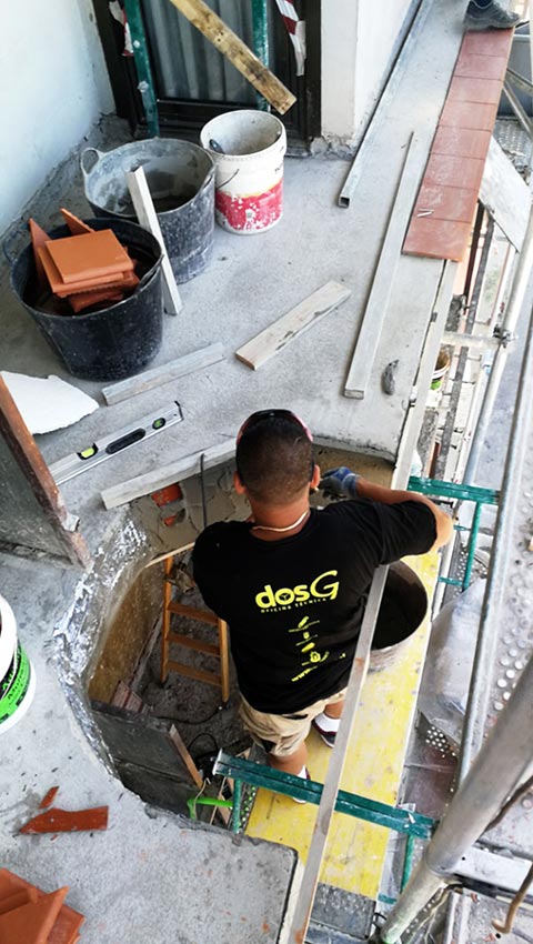 Actuaciones de DosG para la rehabilitación de la fachada