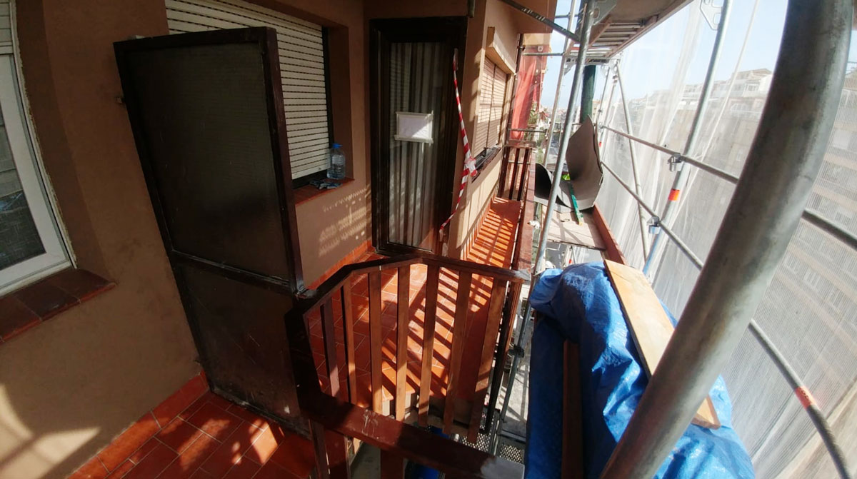Reforma de balcones y fachada